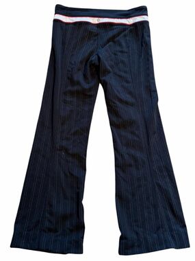 Vintage lululemon athletica Black Pinstripe Track Pants size 8
